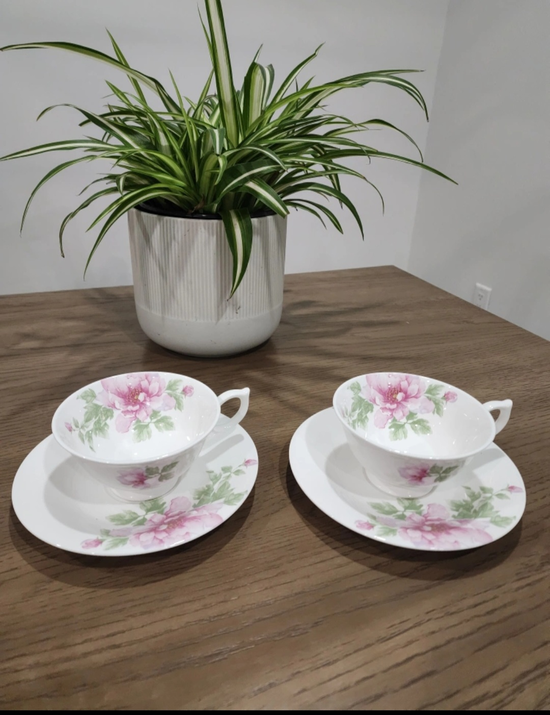 Floral Tea Cup and Saucer Set
