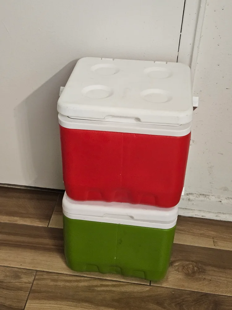 Igloo Cooler - Red/Green thumbnail