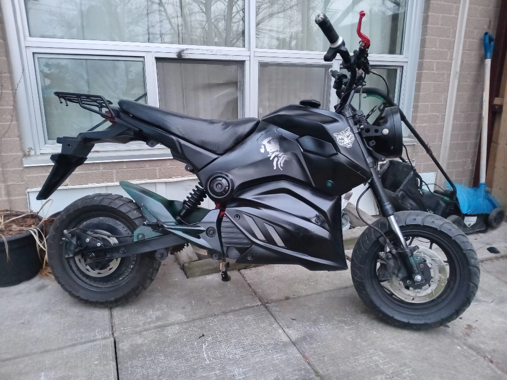 Electric Motorcycle - Black - photo 3