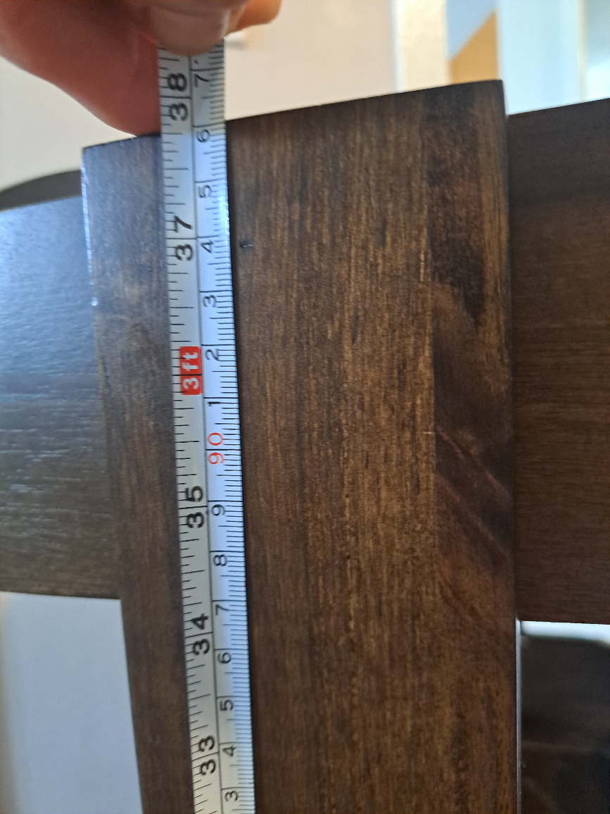 Dark Brown Wooden Shelf - 37" Tall - photo 5