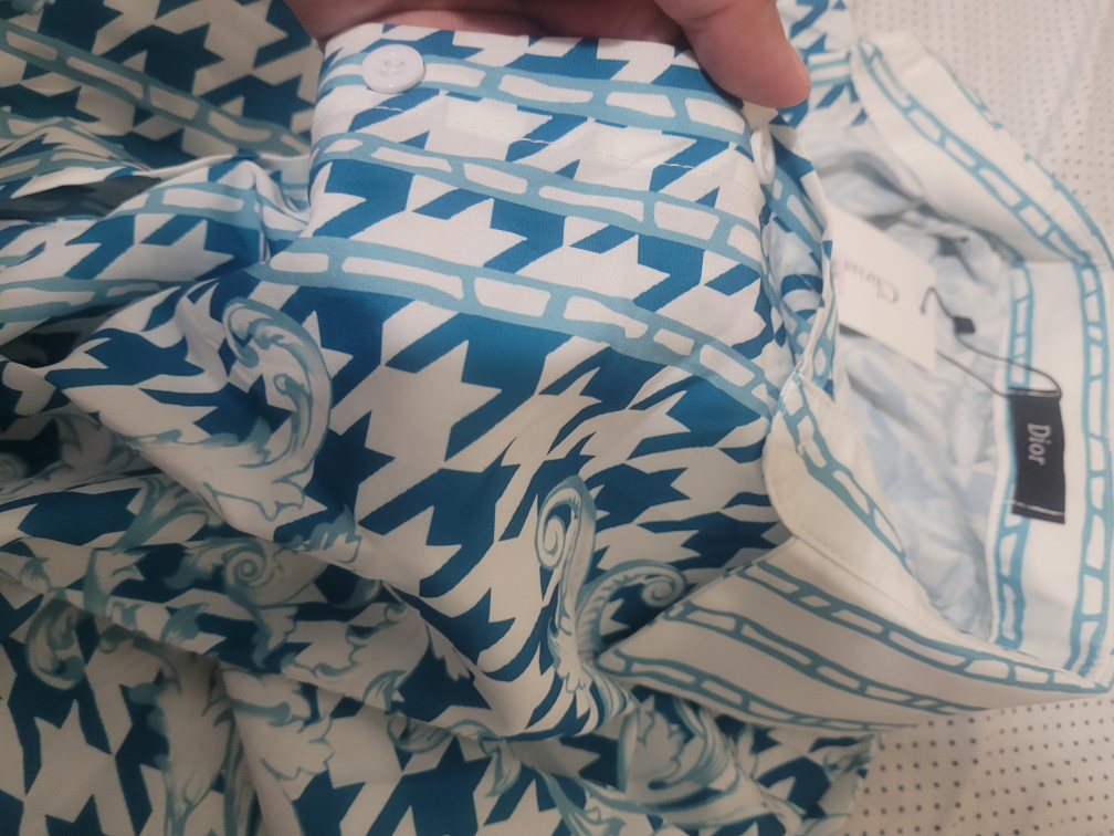 Dior Blue & White Patterned Shirt - photo 2