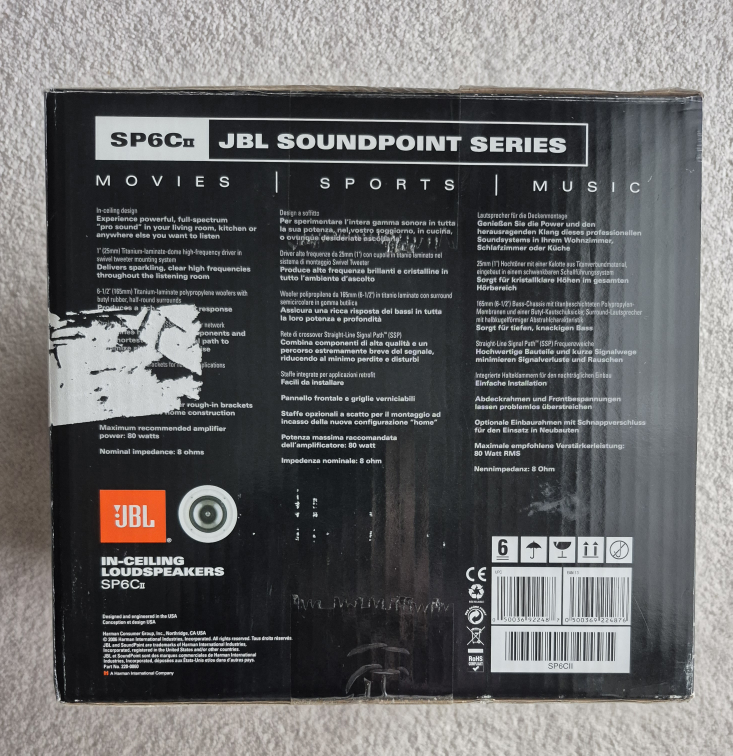Indoor JBL Speakers, new in box never opened - photo 3