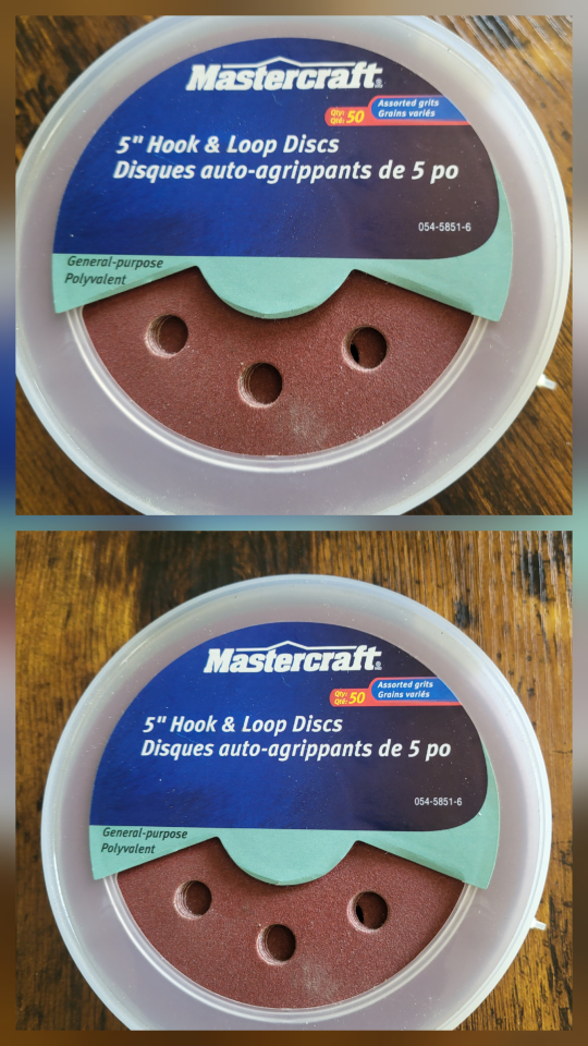 Mastercraft 5" Hook & Loop Discs (50pc)