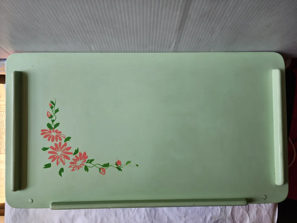VINTAGE WOOD FOLDING TRAY thumbnail