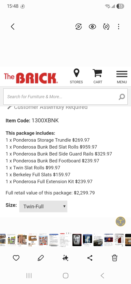 Ponderosa Twin/Full Bunk Bed - photo 3