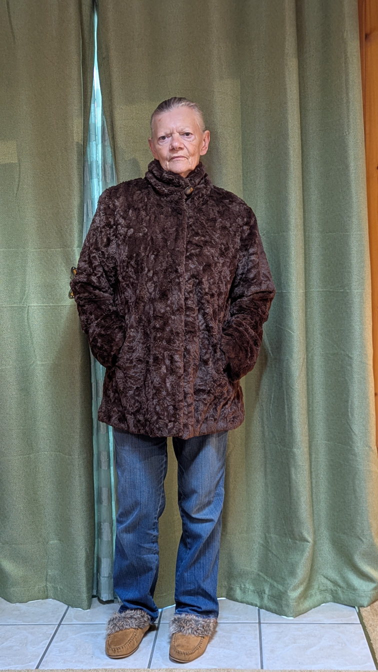 Brown Faux Fur Coat
