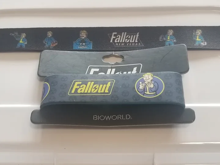 Fallout Merch Wristband and lanyard thumbnail