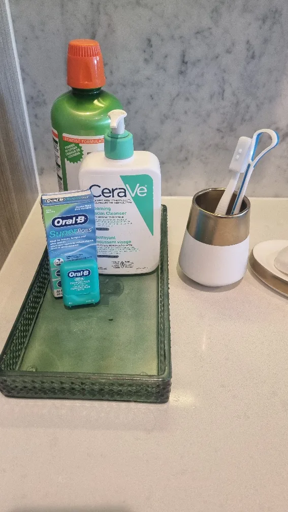 Bathroom Set - Tray, Toothbrush Holder, Soap Dish thumbnail