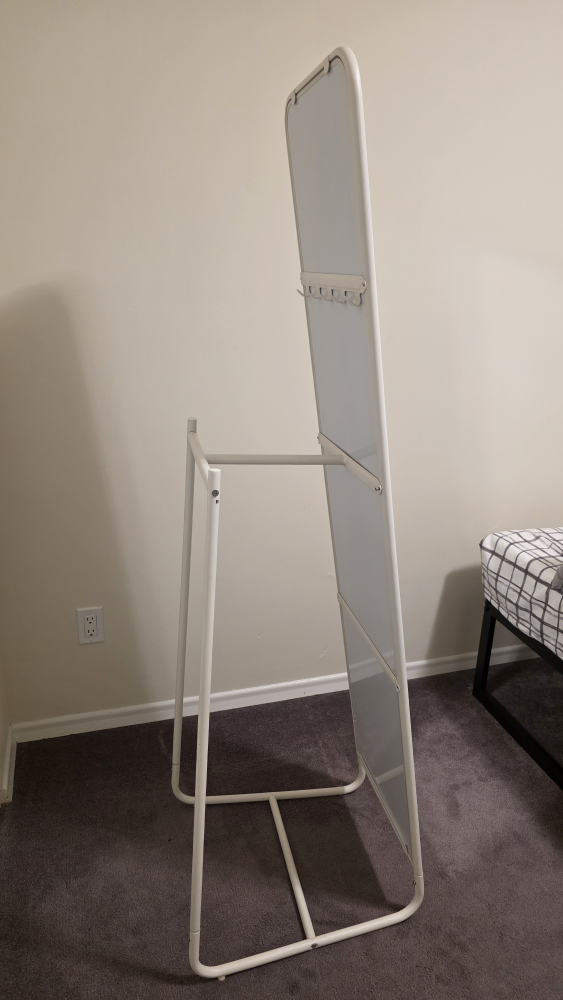 IKEA KNAPPER Standing Mirror - White - photo 2