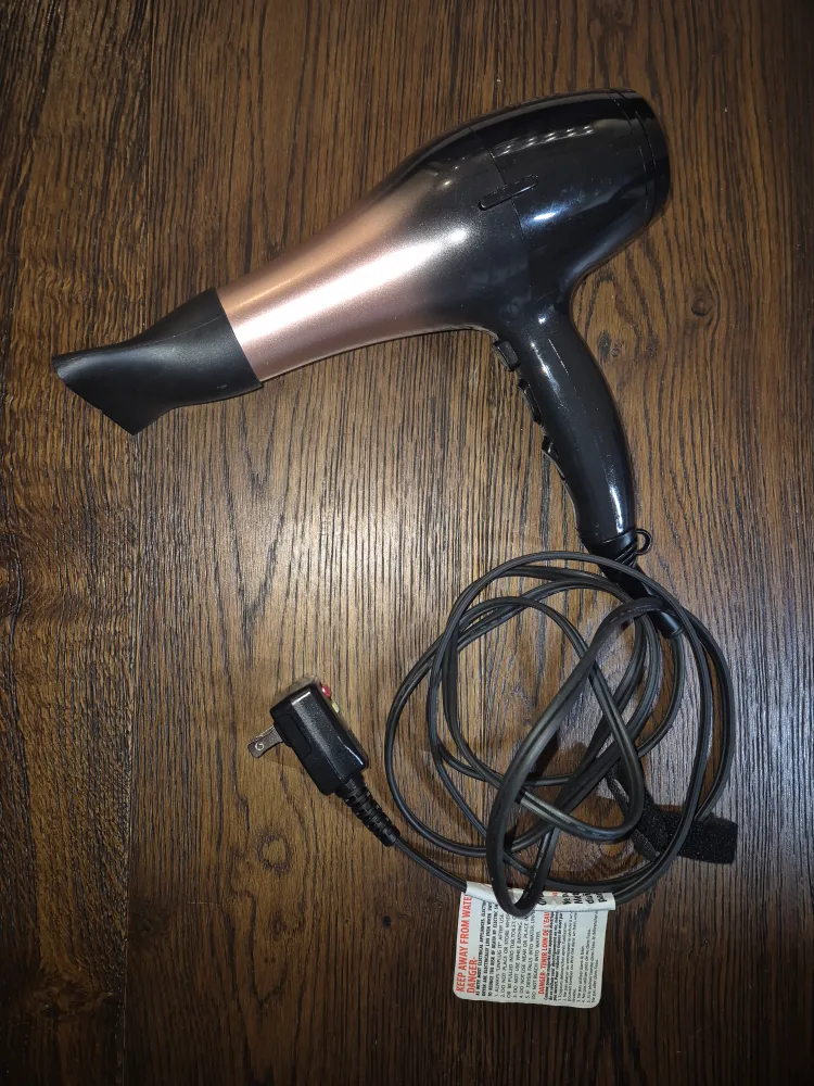 Hair Dryer - Black and Rose Gold thumbnail