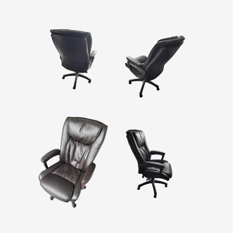 Staples Black Leather Office Chair - photo 2