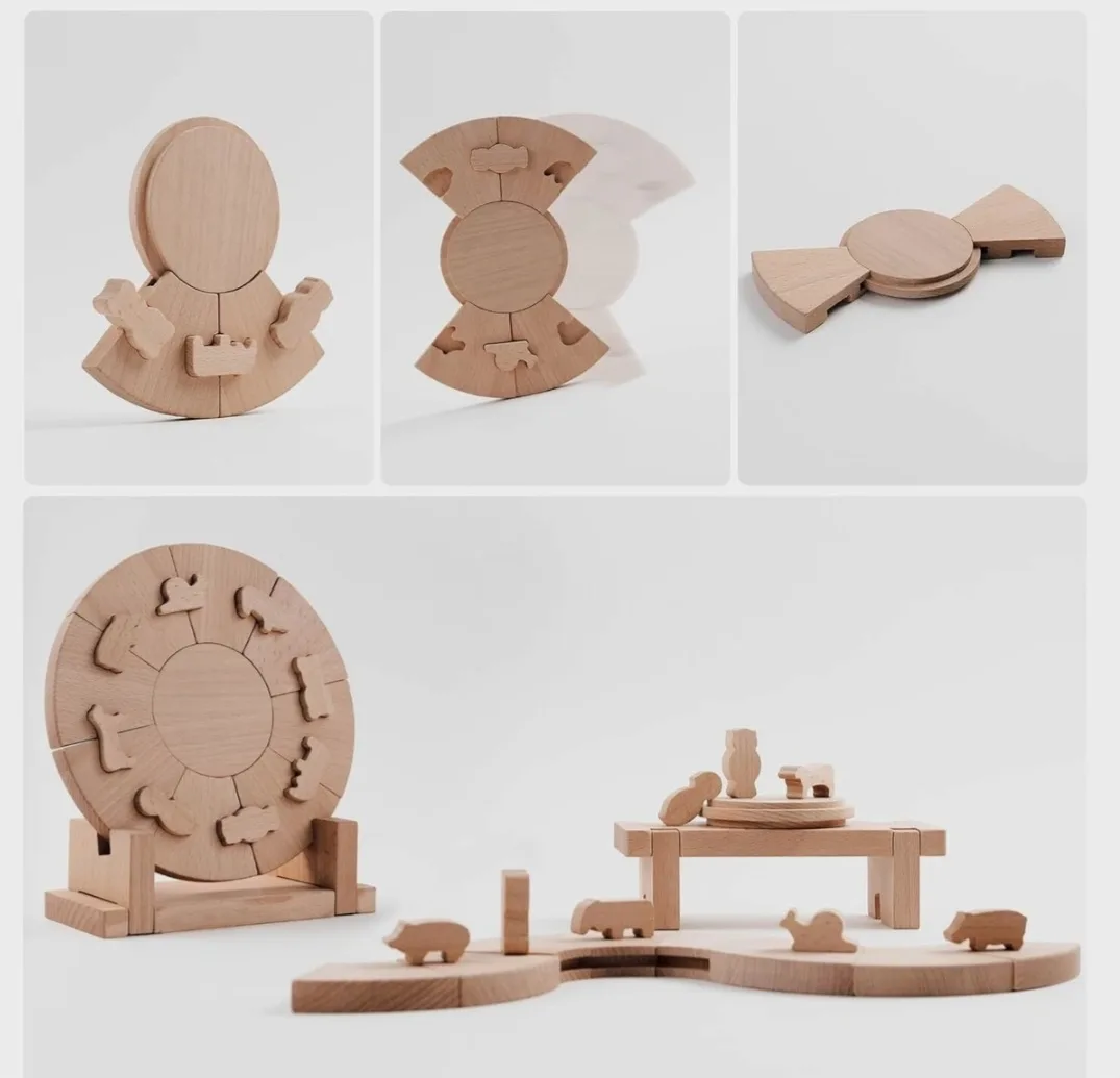 Edyfico Critter Puzzle - Wooden 3D Puzzle (36+ Months) image indicator(4)