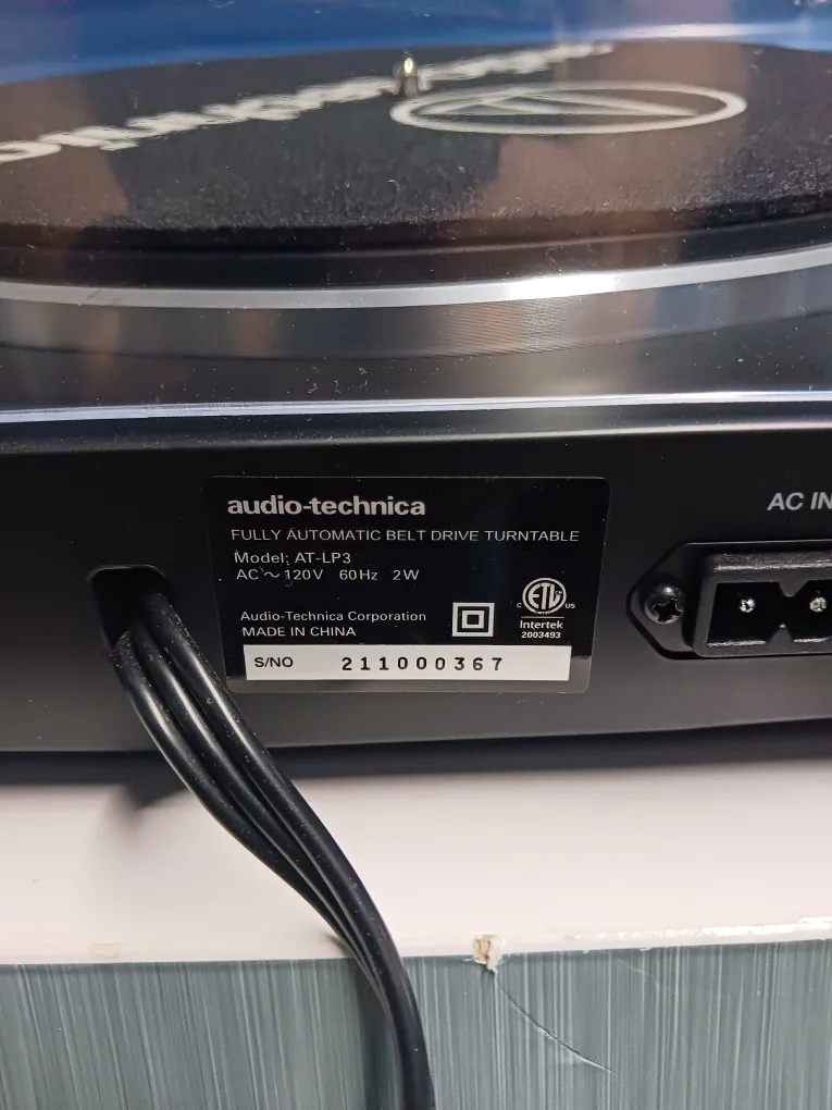 New,Audio-Technica AT-LP3 Fully Automatic Belt-Drive Turntable image indicator(9)
