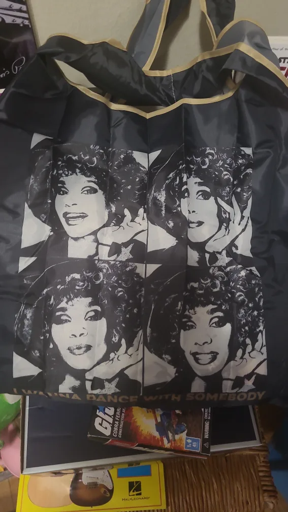 Whitney Houston Tote Bag thumbnail