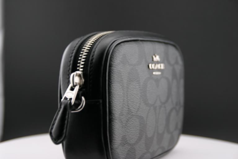 Coach Signature Convertible Belt Bag - Black