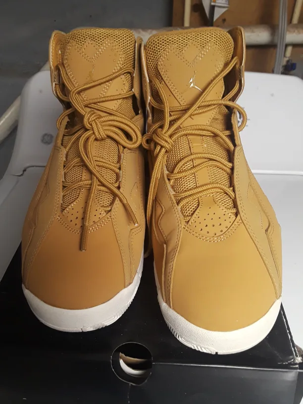 Jordan True Flight Wheat Gold Shoes, Size 11 image indicator(3)