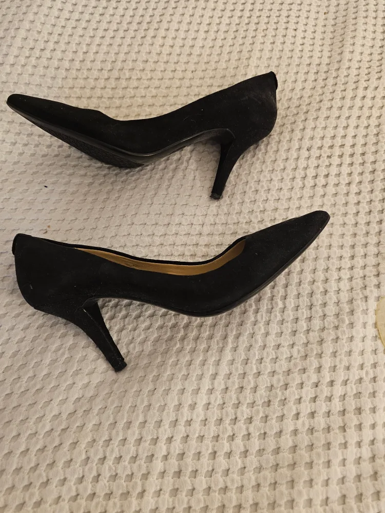 Michael Kors Black Suede Heels -  8M image indicator(3)