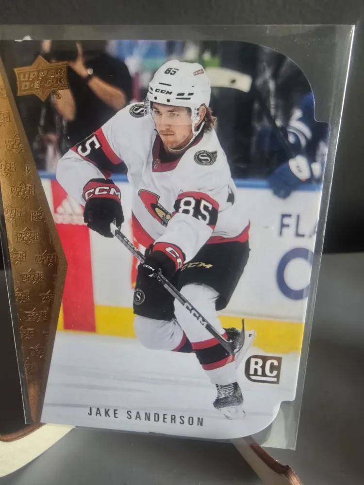 Jake Sanderson Upper Deck Rookie Card thumbnail