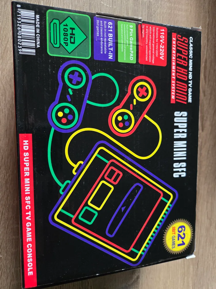 Super NES, mini. with 621 games. Brand New , HDMI image indicator(3)