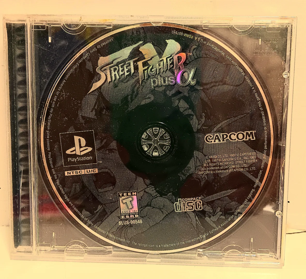 🥊Vintage Street Fighter Alpha - Playstation Game CD🥊 thumbnail