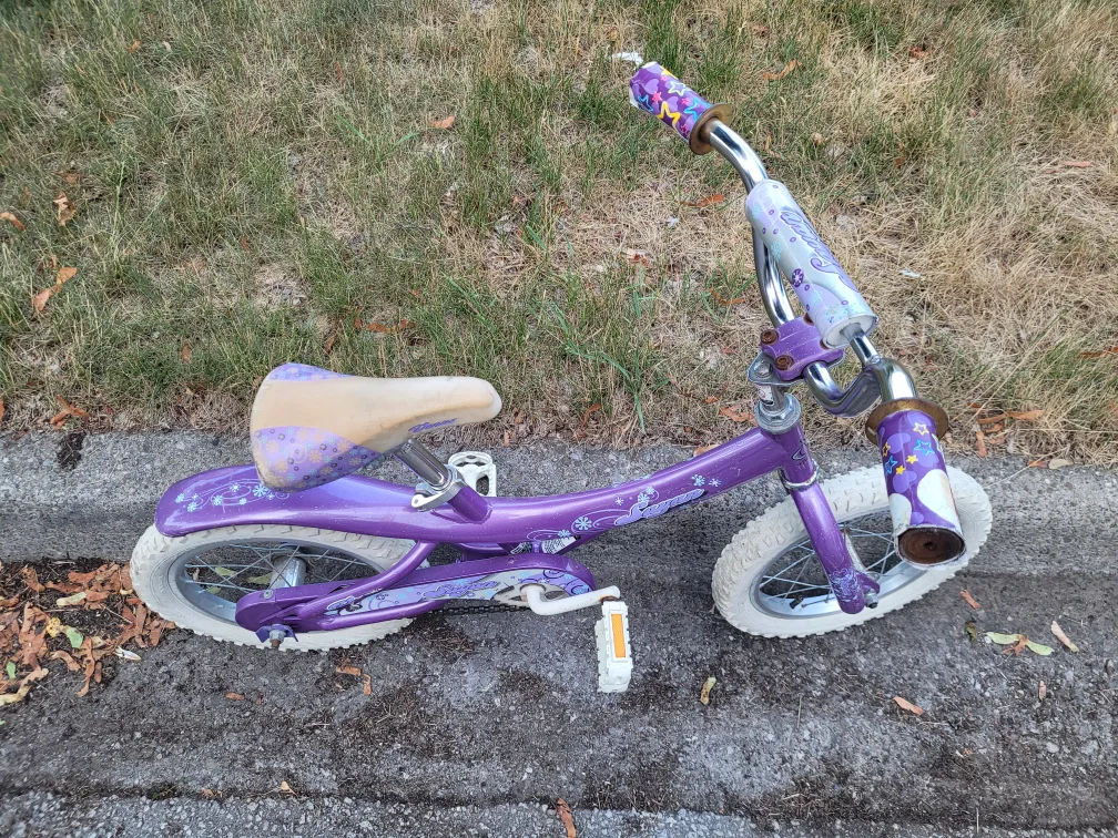14" Wheels Sayan Purple Kids Bike image indicator(3)