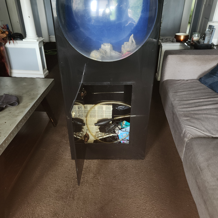 Unique Fish Tank Cabinet - Black - photo 3