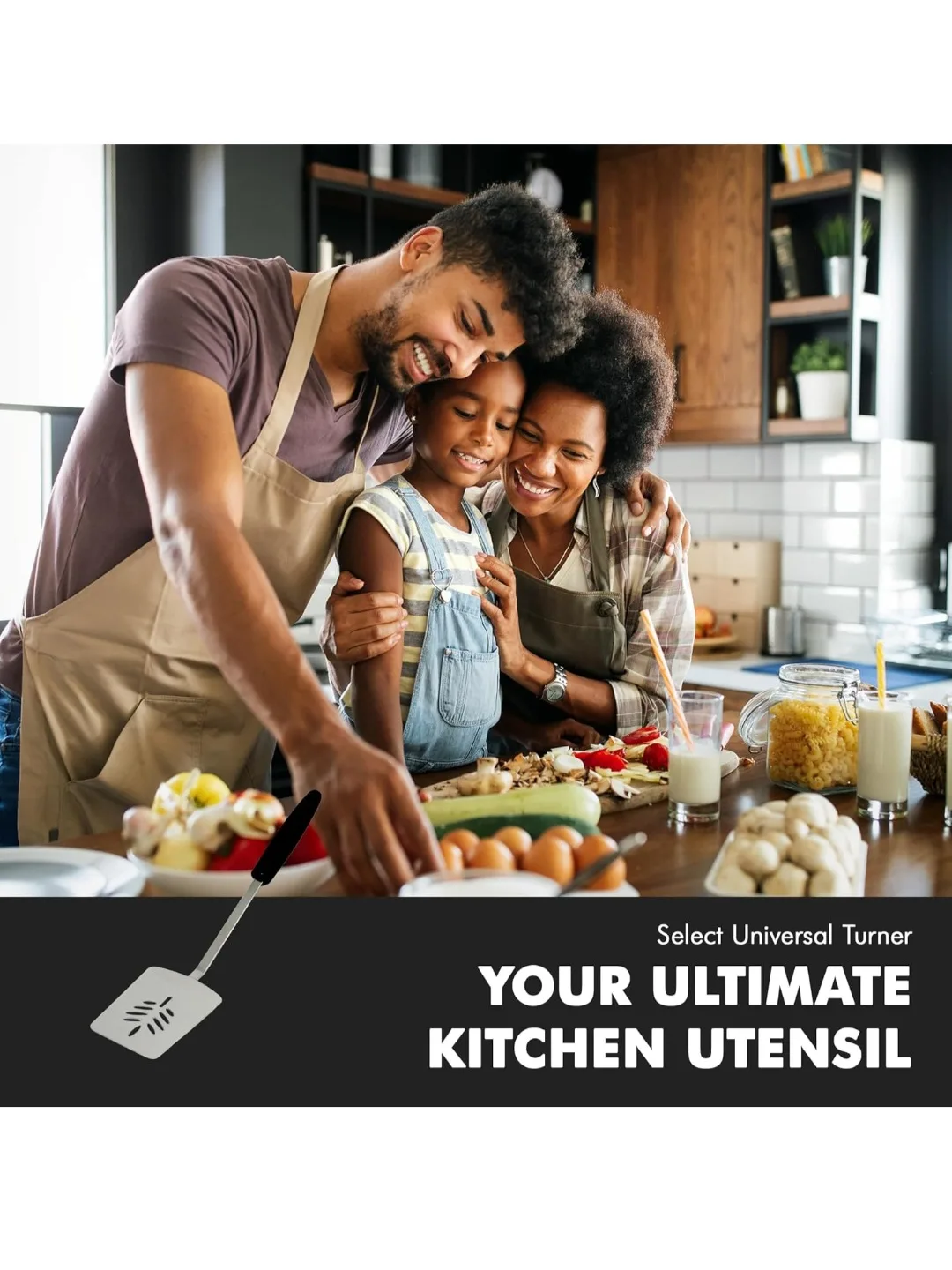 Chef Craft Select Universal Turner - Stainless Steel🧡 image indicator(4)