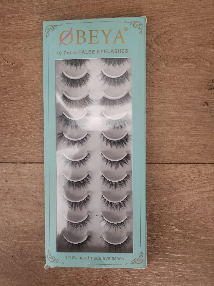##Freecycle Obeya False Eyelashes Natural 5 Style Mix, 10 Pairs thumbnail