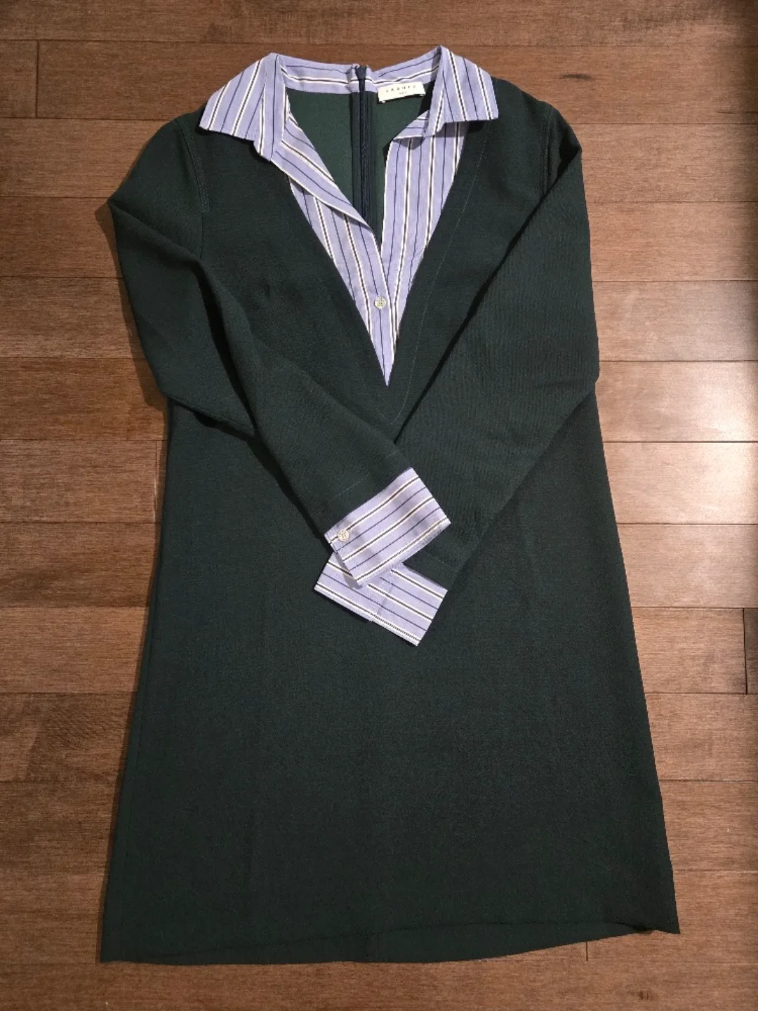 Sandro Paris Green Dress - Size 36 thumbnail