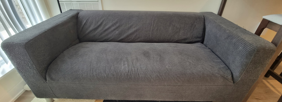 Black Loveseat Sofa - Ikea - photo 2