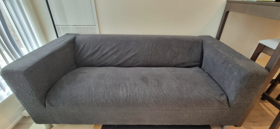 Black Loveseat Sofa - Ikea - photo 3