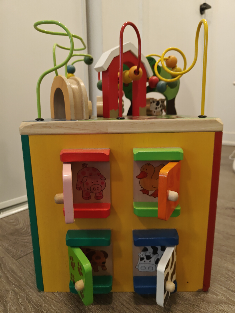 Wooden Activity Cube - photo 2