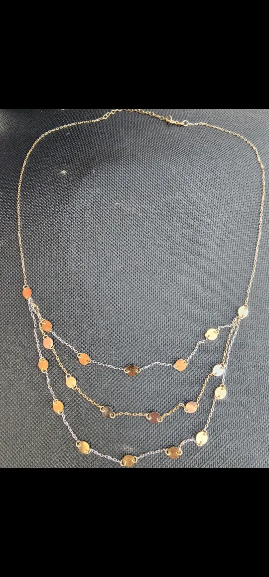 Women's Italian Disc Necklace image indicator(2)