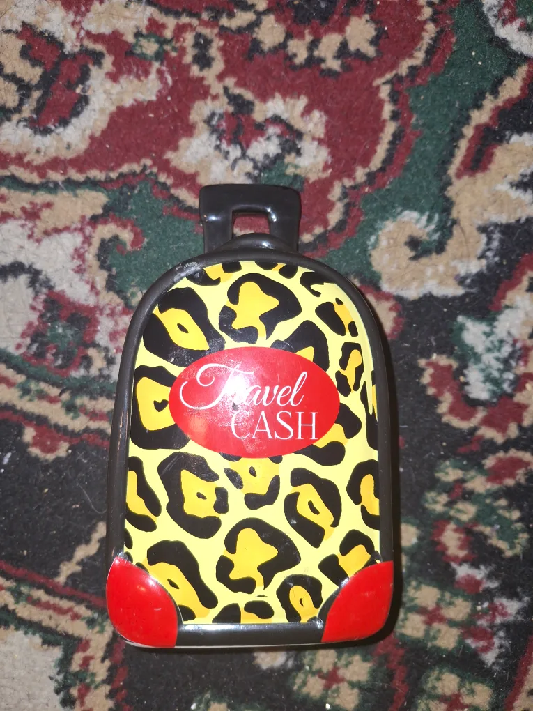 Travel Cash Suitcase Coin Bank thumbnail