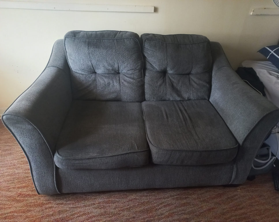 Grey Loveseat Sofa