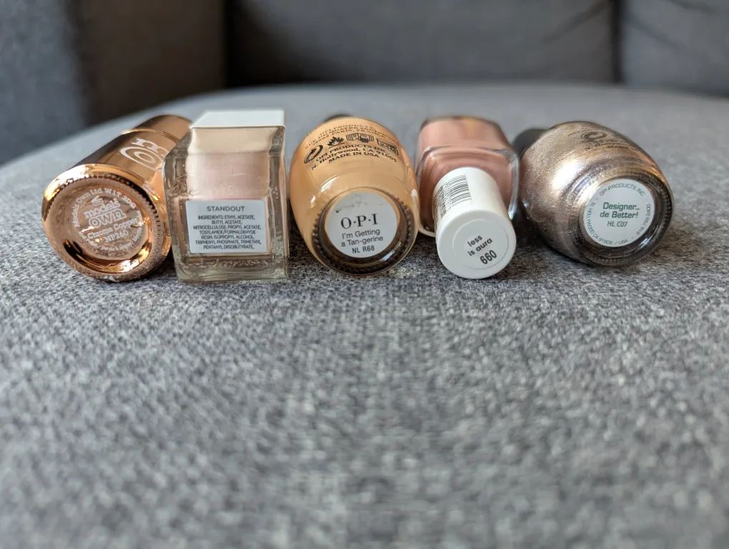 Nail Polish $5 each or $20 for 5 (Creams and Silvers) image indicator(5)