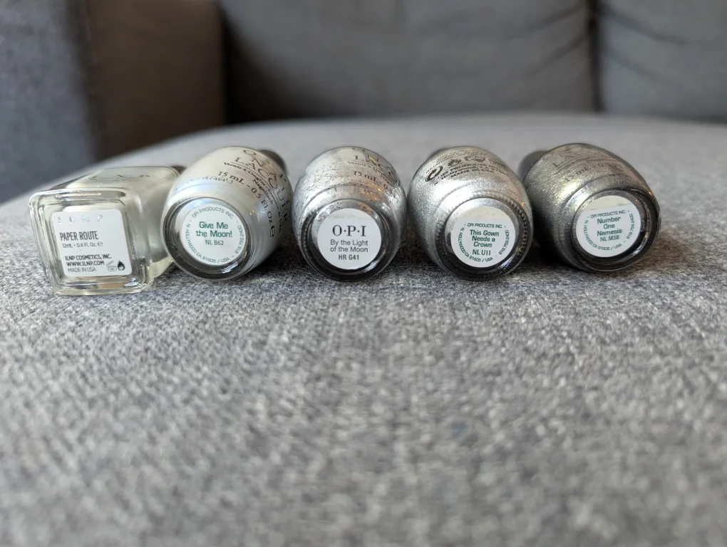 Nail Polish $5 each or $20 for 5 (Creams and Silvers) image indicator(8)