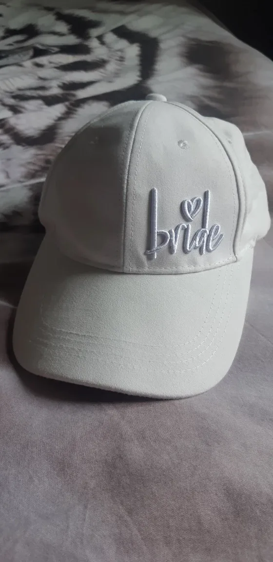 Miss To Mrs Bride Hat - White thumbnail