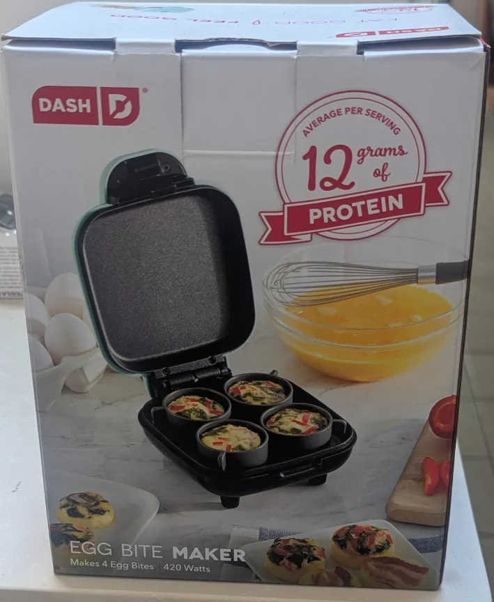 DASH Egg Bite Maker - Makes 4 Egg Bites thumbnail