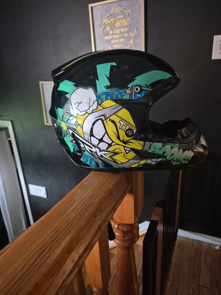 Youth Motocross Helmet - Size Small thumbnail
