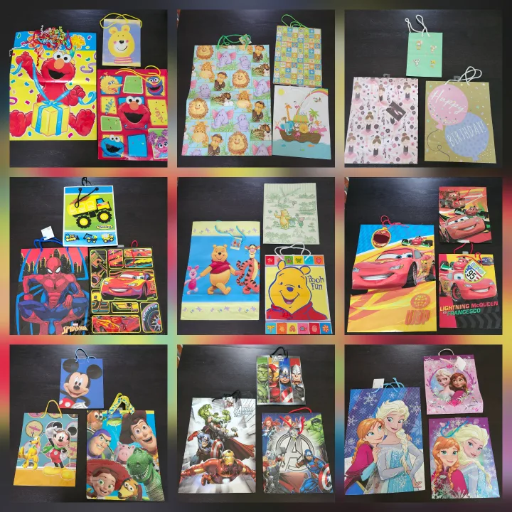 Gift bags! Frozen, Cars, Mickey, Winnie the Pooh & more! thumbnail