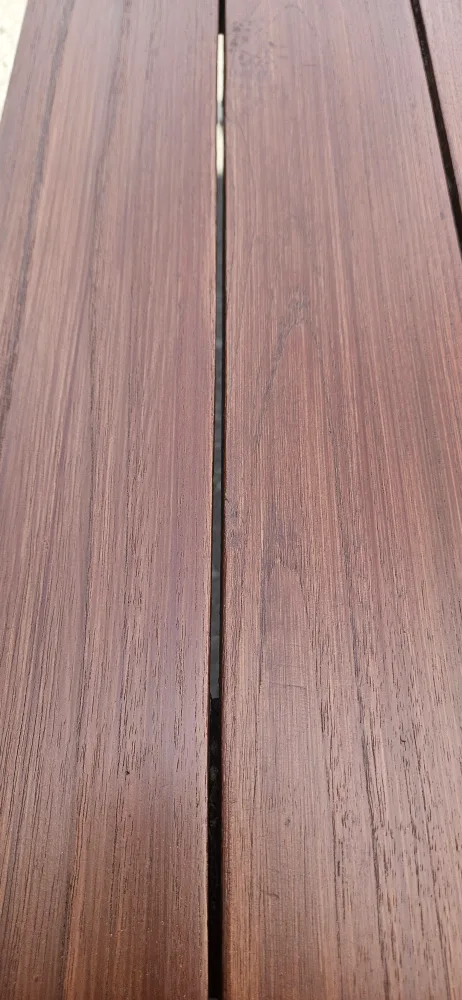 Large outdoor Dining Table - wood and steel image indicator(3)