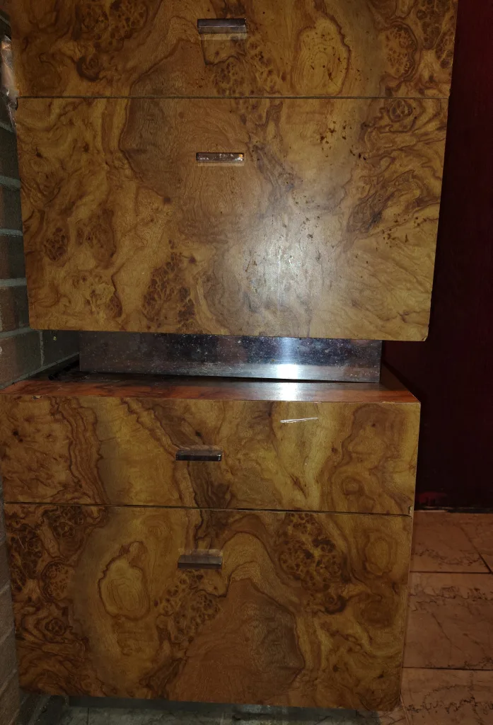 Wood Veneer Chest of Drawers thumbnail