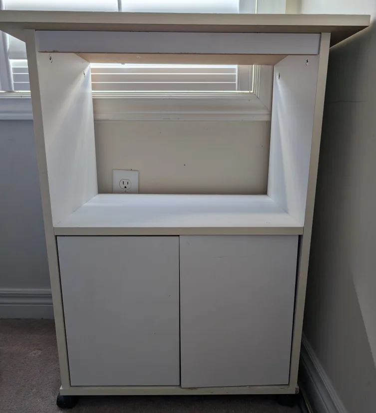 White Printer Cabinet thumbnail