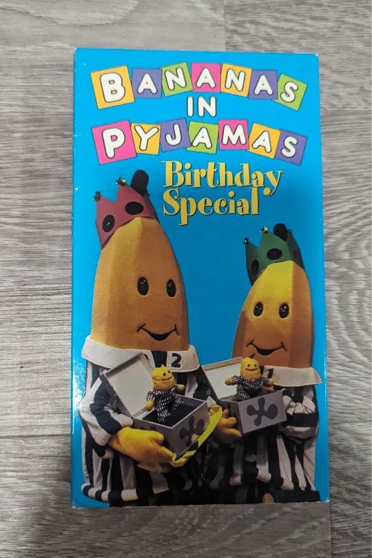 Bananas in Pyjamas Birthday Special VHS Tape Movie thumbnail
