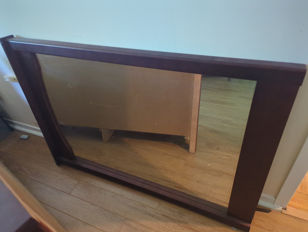 Wooden 6-Drawer Dresser & Matching Mirror - photo 2