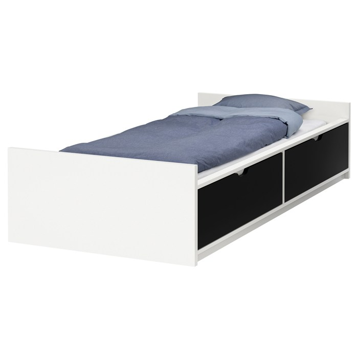 IKEA FLAXA Bed Frame with Slats and Drawers - photo 4