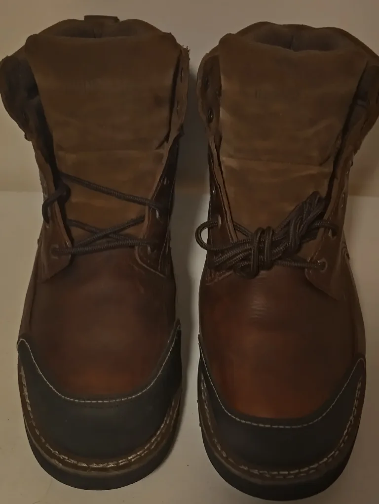 Iron Age Brown Leather Work Boots thumbnail