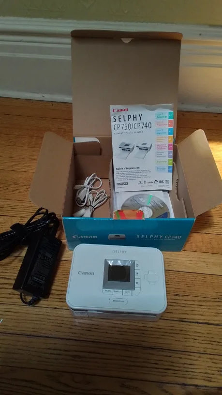 Canon Selphy CP740 Compact Photo Printer image indicator(2)