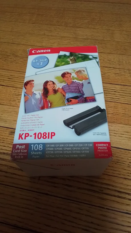 Canon Selphy CP740 Compact Photo Printer image indicator(7)